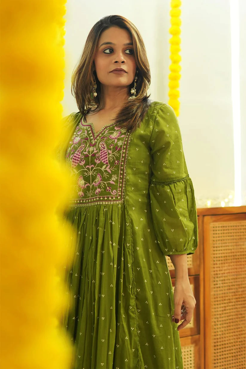 Pure Cotton Embroidered Kurta and Pants with Dupatta For Women